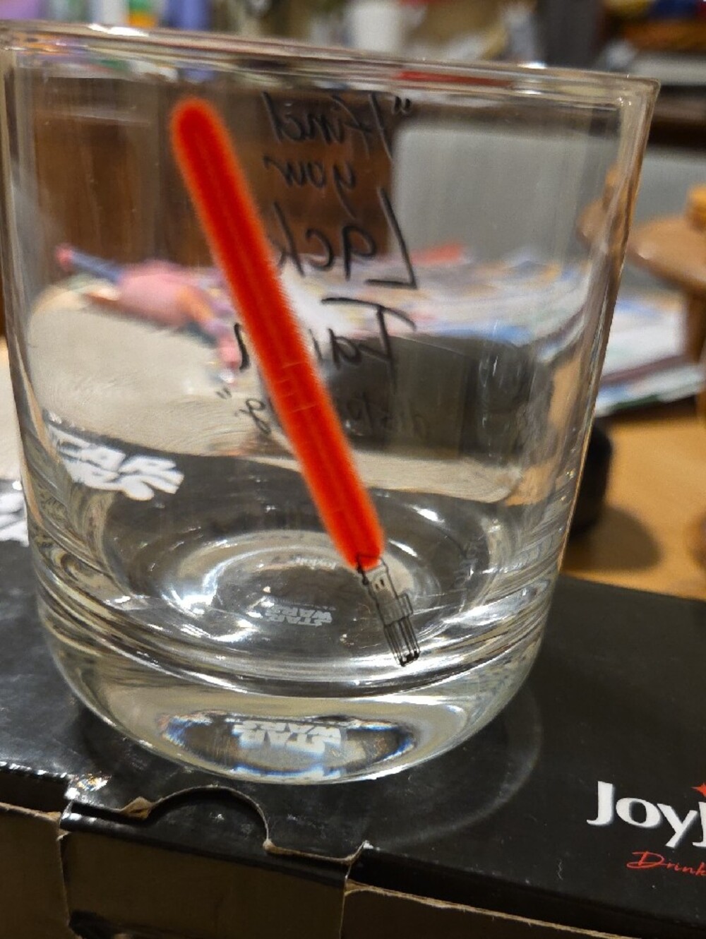 STAR WARS "DARTH VADER" Quotes Joy jolt Drinking Glasses 10oz/295ml - Picture 5 of 12
